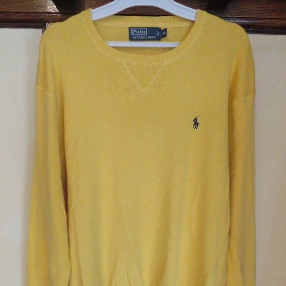 Polo Ralph Lauren Mesh-Knit Cotton Crewneck Sweater - Picture 1 of 5